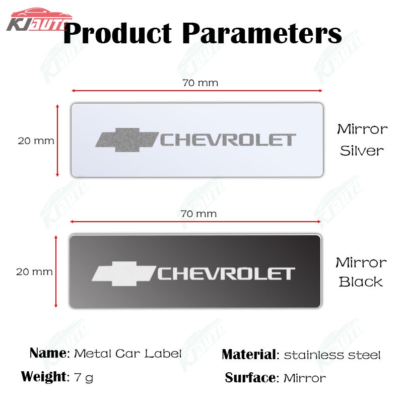 Nhãn Dán logo 3d Bằng Kim Loại Trang Trí Xe Hơi chevrolet aveo captiva Grove tracker cavalier s10 pickup spin cruze