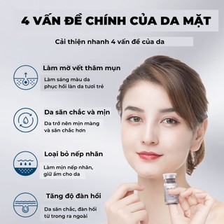 BỘ SERUM BỘT ĐÔNG KHÔ DƯỠNG DA MẶT LOẠI BỎ MỤN VẾT THÂM MỤN VẾT NHĂN TRÊN DA. TÁI TẠO LÀN DA TRẺ ĐẸP