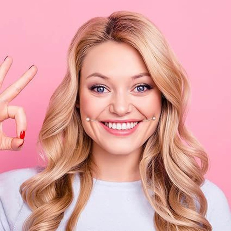 Exhila Stylish Lip Stud for Captivating Face Training Chic Lip Training Tool Dimple Maker for Fashion forward Cá nhân