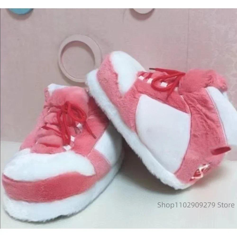 Dép Bông Đi Trong Nhà Giữ Ấm Mùa Đông Kiểu Dáng Hoạt Hình Dễ Thương Có Size 36-44 Cho Nam Và Nữ