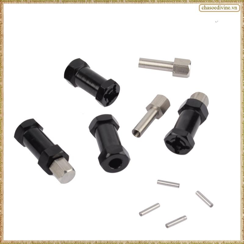 [K O G X] 4 Xe RC Nhôm 12Mm Hex Wheel Hub Drive Adapter Nối Dài Bộ Kết Hợp Khớp Nối Cho 1 / 10 RC Bánh Xích Trục SCX10 D90