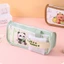 Túi đựng bút chống bụi bẩn GETVOW, có túi nhỏ Bút chì Capybara, Túi đựng văn phòng phẩm sức chứa lớn dễ thương dành cho sinh viên