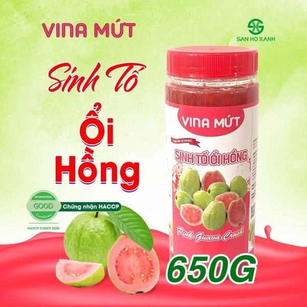 Sinh tố trái cây vina hũ 650g
