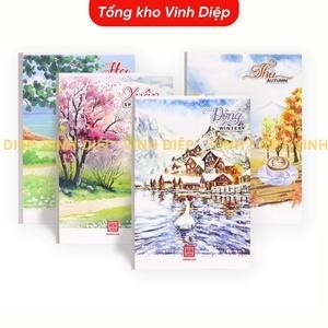 Vở kẻ ngang Hồng Hà Pupil bốn mùa 120 trang [1] (giao màu ngẫu nhiên) - Tổng kho Vinh Diệp