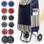 BORAGETE 2 Chiếc Shoppin Xe Bánh Xe, Thay Thế Bánh Xe Lốp Linh Hoạt, Thời Trang 6.3Inch EVA Chống Trượt Du Lịch Xe Đẩy Bánh Phụ Kiện Hành Lý