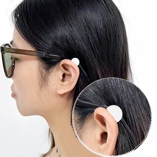 Set 10 Móc Tròn mini Bằng Silicon Mềm Trong Suốt Cố Định Mắt Kính Chống Trượt