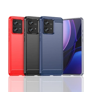 Dành cho Motorola Edge 40 Neo Ultra Slim Kết cấu chải TPU mềm chống sốc