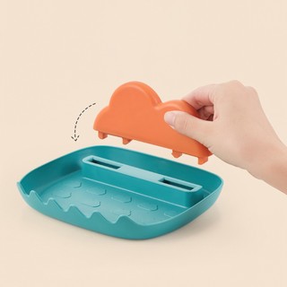 Khay đỡ gác vung nồi, muôi, thìa bằng nhựa đa chức năng chống trượt - SUNND
