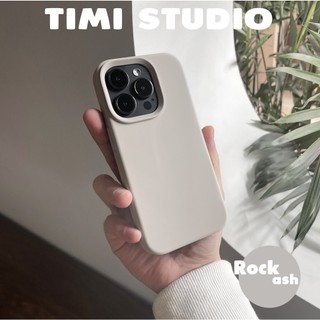 Ốp Điện Thoại Silicon Dẻo Màu Xám Thời Trang Cho iphone x - 15 pro max 11 12 13 14 pro max 15plus 6 7 8 Plus x xs max xr