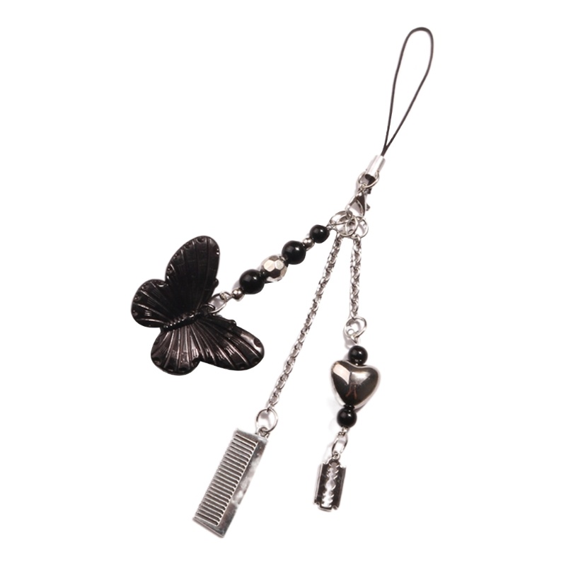 Coo Móc Khóa Điện Thoại Phong Cách gothic Thời Trang