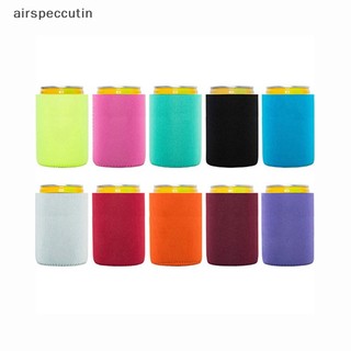 Airpeccutin 6 Cái Bia Lon / Tay Áo Cách Nhiệt Mềm Có Thể Tái Sử Dụng Giá Đỡ Nước Soda Chai EN