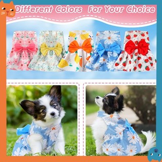 5 Phong Cách Cho Chó Công Chúa Váy Cho Chó Nhỏ Bé Gái Hoa Cún Con Đầm Nơ Dễ Thương Doggie Mùa Hè Trang Phục Quần Áo Cho Yorkie Nữ Mèo Thú Cưng Nhỏ