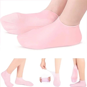 1 Đôi tất vớ / bao tay gel silicon dưỡng ẩm chống nứt nẻ chăm sóc bàn chân,tay cho nam nữ