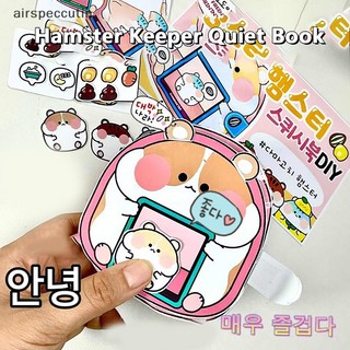 Airspeccutin Mới Nhãn Dán Hình Chuột hamster Thủ Công Nhỏ Yên Tĩnh diy Vui Nhộn Làm Quà Tặng Cho Bé Gái