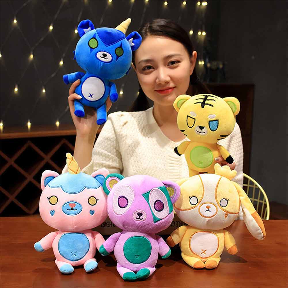 Cartoon Krew District Funneh Teddy Bear Soft Plush Toy Kids Xmas Gift Dolls