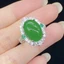 ⭐ Chính Hãng Nhẫn Bạc Nhiều Phong Cách ice chrysoprase series Bán Chạy Kỷ Niệm Cổ Điển Cho Nữ
