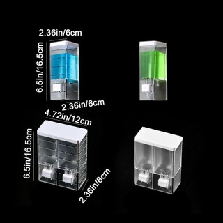 Hộp đựng xà phòng WEETW 250ml, Hộp đựng xà phòng lỏng trong suốt bằng nhựa, Hộp đựng dầu gội thủ công dung tích lớn di động Khách sạn