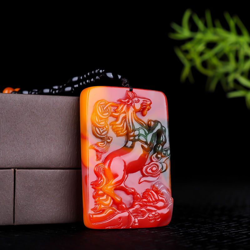 Mặt Dây Chuyền Hình Ngựa Hoàng Đạo Nhiều Màu Sắc Phong Cách Thời Trang Dành Cho Nam Và Nữ