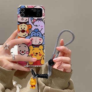 Bao Da Điện Thoại Họa Tiết Người Ngoài Hành Tinh Cho samsung galaxy z flip 5 z flip 4 z flip 3 zflip3 zflip4 zflip5 Ốp