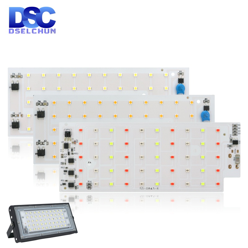 Dselchun 50W LED Flood Light Chip SMD 2835 Đèn pha ngoài trời Spotlight ...
