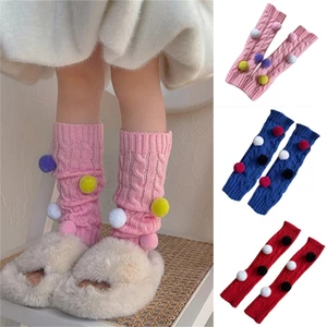 XGB Dễ Thương Màu Kẹo Ấm Chân Bé Gái Đan Len Tất Tay Bé Trai Bé Gái Đàn Hồi Bê Dành Cho Trường Học Và Cuộc Sống Hàng Ngày