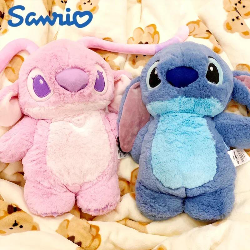 Stitch angel lotso Túi Chườm Nước Nóng Giữ Ấm Tay Hình Thú Nhồi Bông Mềm Mại Dễ Thương Thích Hợp Làm Quà Tặng Giáng Sinh
