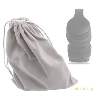 Fun Túi Dây Rút Mềm Mại Và Thoải Mái Đựng Tai Nghe Chụp Tai Mang Đi Du Lịch Đa Năng