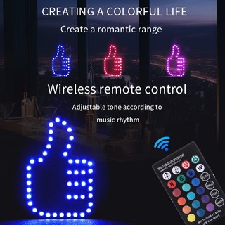 Đèn LED Hình Ngón Tay Vui Nhộn Gắn Kính Chắn Gió Xe Hơi Kèm Điều Khiển Từ Xa