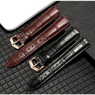 Dây Đeo Đồng Hồ Bằng Da Bò Thật 14mm 16mm 18mm 20mm 22mm Cho Cartier