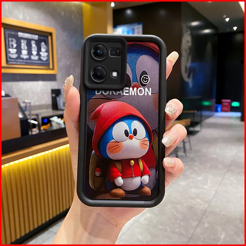 ốp lưng OPPO Reno7 4G ốp lưng OPPO Reno 8 4G Ốp Điện Thoại tpu Màu Đen Cá Tính Cho OPPO Reno7 4G TY