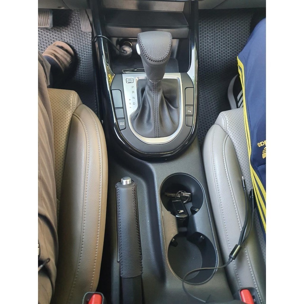 Bọc Cần Số, Phanh Tay Xe KIA CERATO, K3, SONET, SELTOS, SORENTO, K5, CAREN SỐ TỰ ĐỘNG da bò thật handmade