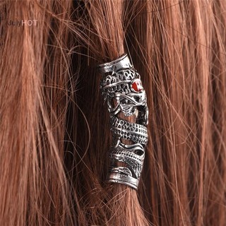 Julyhot Vintage Rồng Dreadlock Hạt Tóc Hạt Nhẫn DIY Nẹp Trang Sức Tay Thủ Công Massivedeals