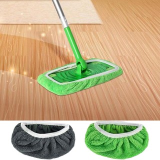 Dây thun dày Tấm lau nhà phẳng Lông cừu san hô / Microfiber Thay thế Cây lau nhà quét quay có thể giặt được Vải lau ướt để làm sạch sàn antirtvn