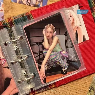[GIk] Sáng Tạo Màu Kẹo Rời Vải Lưới Thẻ Sách Album Ảnh Thời Trang Thần Tượng Bộ Sưu Tập Ảnh K- Photocards Thu Thập Chất Kết Dính [VN]
