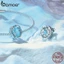 Bamoer Mặt Dây Chuyền Bạc sterling 925 Hình Bướm Và Tuyết Màu Cầu Vồng