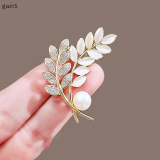 [Gzi1] Trâm Cài Áo Khoác Vest Đính Ngọc Trai opal Lấp Lánh Chống Ánh Sáng