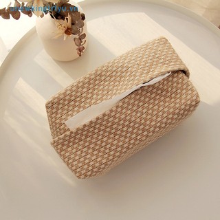 Unewtyu Hộp Đựng Khăn Giấy Bằng Vải Lanh cotton Phong Cách Bắc Âu