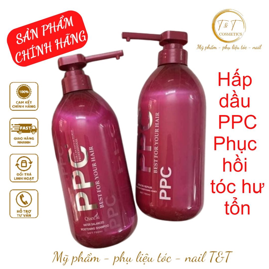 Hấp Dầu PPC Phục Hồi Tóc Hư Tổn Keratin Repair 750ml | Shopee Việt Nam