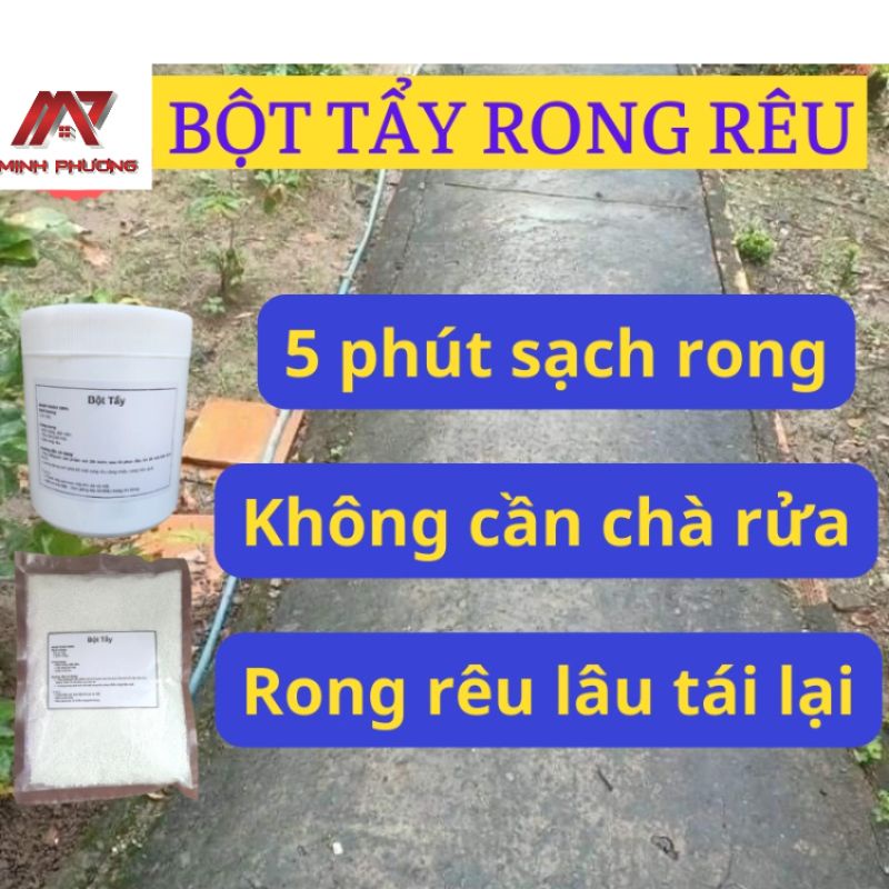 Bột Tẩy Rong Rêu loại 1 hiệu quả,không độc hại bịch 500gr-1kg | Shopee ...