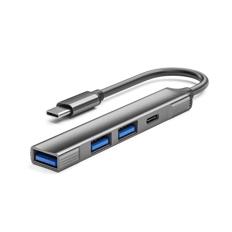 [3C] Bộ chia USB 4 cổng USB USB HUB USB3 0 USB2 0 Bộ chuyển đổi TypeC cho điện thoại Chuột máy tính bảng