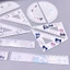 Thước Acrylic Thước Protractor Bộ Kuromi Cinnamoroll HelloKitty Sinh Viên Đo Tam Giác Thẳng Thước Tam Giác Thước Thước Thước Thước Thước Thước Thước, Thước Đo Statiry