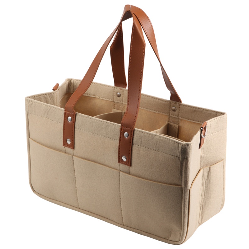 Bé Nỉ Lưu Trữ Mầm Non Tổ Chức Giỏ Tã Trẻ Sơ Sinh Túi Có Tay Cầm Caddy Đổi Nappy Trẻ Em Hộp Đựng Đồ