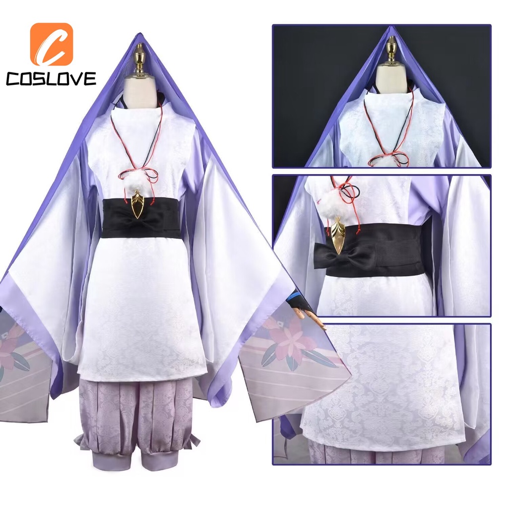 Genshin Bộ Trang Phục Hóa Trang Diễn Viên kunikuzushi wanderer Cho Nam