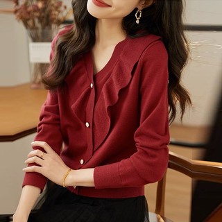 Áo sweater Tay Dài Cổ Chữ v Phong Cách Thời Trang Thu Đông Mới 2023