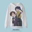 YB1 Những Nguy Hiểm Trong Trái Tim Tôi Áo Dài Tay Unisex Cosplay Top Casaul 3D Áo Anna Kyoutarou Oversize Pullove