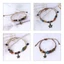 XGB Unisex Dân Tộc Dây Đeo Tay Gốm Đính Hạt Vòng Tay Handmade Lắc Tay Trang Sức Thời Trang