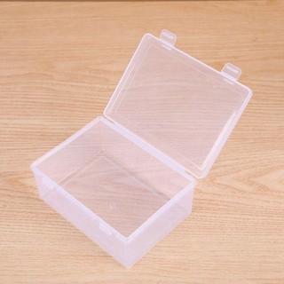 ITRUMPET 1 Hộp Bảo Quản, Hộp Lật Hình Chữ Nhật Trong Suốt, Nhỏ Vừa Lớn Dày Di Động Nhựa Cho Thuốc Trang Sức Bông Tai Mỹ Phẩm