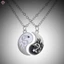 Vòng Tay Vòng cổ Mặt Hình Rồng yin yang Âm Dương Có Thể Điều Chỉnh Cho Cặp Đôi Bạn Trai Bạn Gái Mới