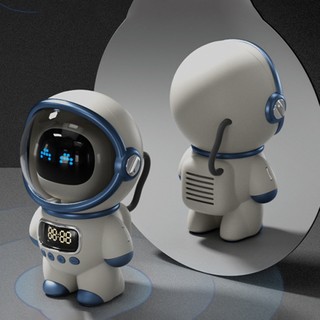 Loa bluetooth Kiêm Đồng Hồ Báo Thức Thông Minh Hình Phi Hành Gia Sáng Tạo