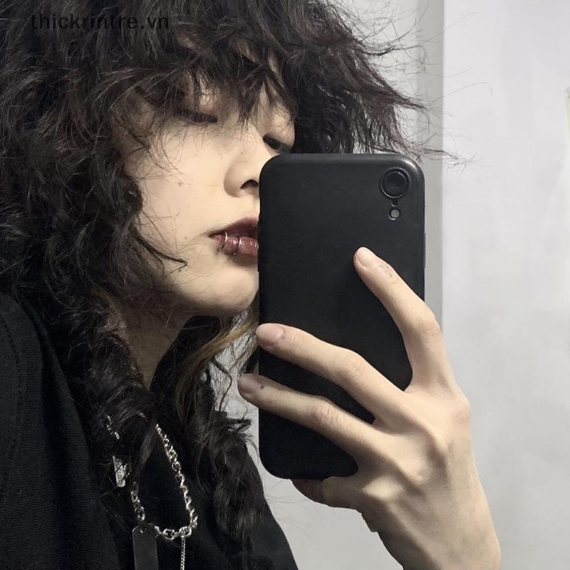 Th Thời Trang Khuyên Kẹp Tai Kẹp Môi Bằng Thép Titan Đa Năng Phong Cách punk hip hop Cá Tính Không Xỏ Lỗ Cho Nam Và Nữ vn
